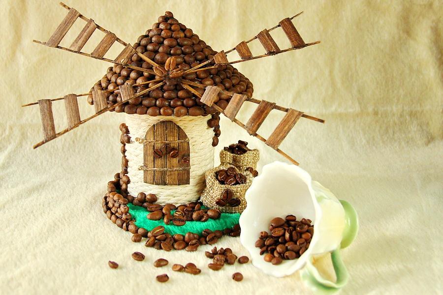 Творческий проект по технологии «Декор из кофейных зерен»