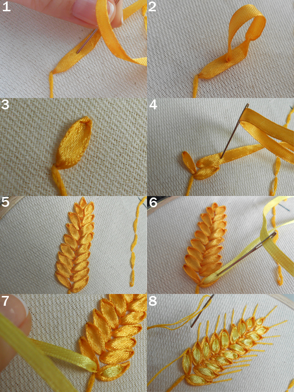 Как вышивать лентами