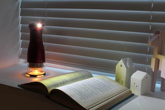 Лампа, которая работает от энергии обычной свечи
